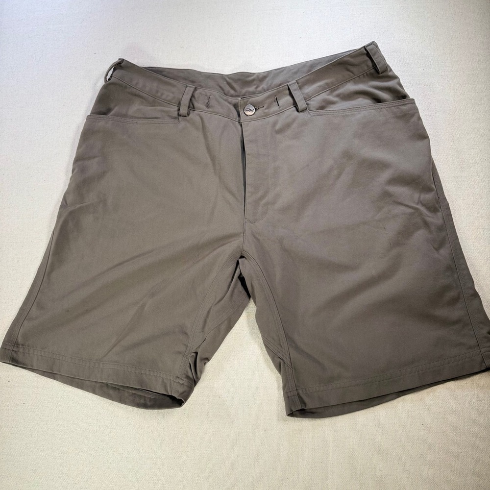 Outdoor Research Mens Hiking Shorts Taupe Brown Size Large Technical Trekking